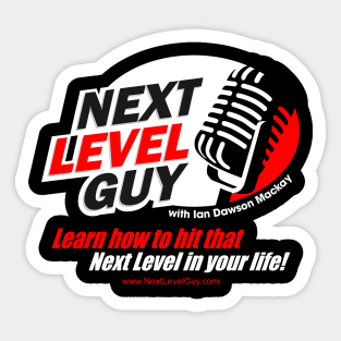 Next Level Guy Logo T-Shirt Sticker